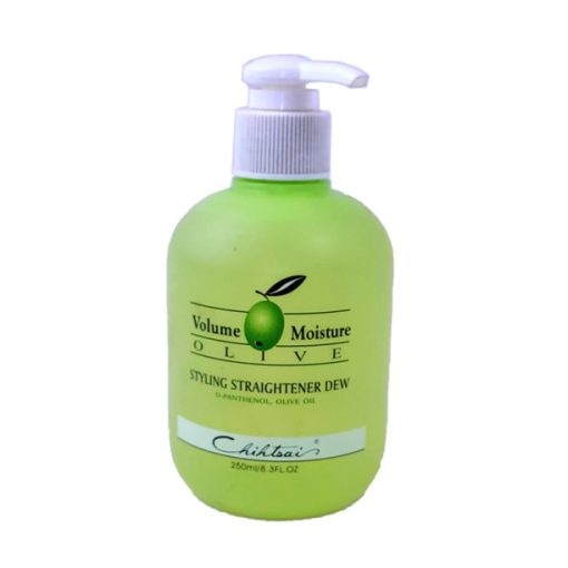 Chihtsai Olive Styling Straightener Dew 8.3 Oz | D-Panthenol & Olive Oil