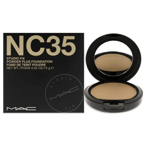 Studio Fix Powder Plus Foundation - NC35 by MAC for Women - 0.52 oz Foundation