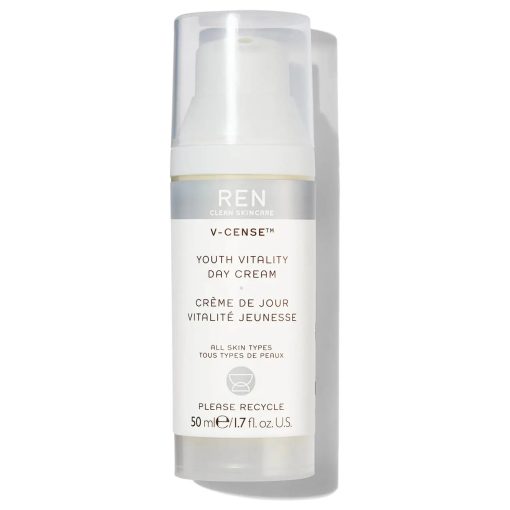 Ren V-Cense Youth Vitality Day Cream 1.7 oz | Rejuvenates & Improves Skin Texture