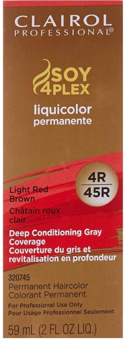 45R Sparkling Sherry - Clairol Soy 4Plex Liquicolor Permanente 2 Oz