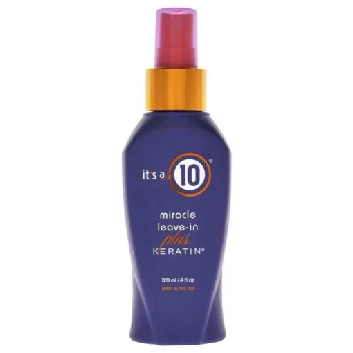 Miracle Leave In Plus Keratin by Its A 10 for Unisex - 4 oz Spray