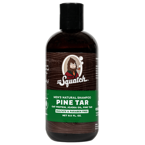 Dr. Squatch Men's Natural Shampoo Pine Tar 8 oz | Sulfate & Paraben Free