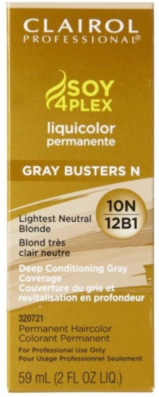 12 B1 Blondest Beig - Clairol Soy 4Plex Liquicolor Permanente 2 Oz