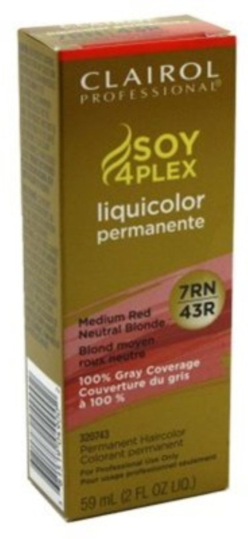 43R Sun Bronze - Clairol Soy 4Plex Liquicolor Permanente 2 Oz