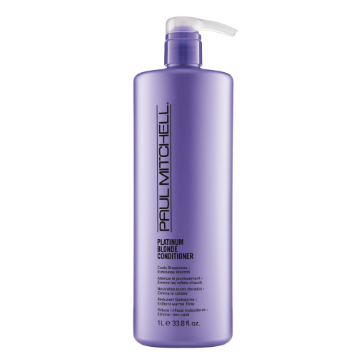 Paul Mitchell Platinum Blonde Conditioner Cools Brassiness Eliminates Warmth Liter