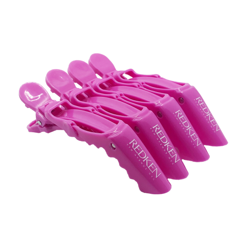 Redken Croc Hair Styling Clips Pink (4 Clips)