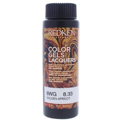 8WG Golden Apricot - Redken Color Gels Lacquers 2 Oz