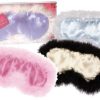 Silk Sleep Mask Maribou Pink