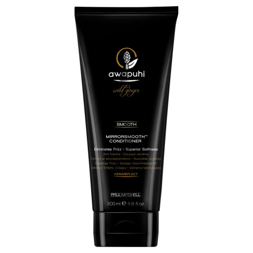 Paul Mitchell Awapuhi Wild Ginger Mirrorsmooth Conditioner 6.8 oz | Eliminates Frizz | Superior Softness | Kerareflect | For Frizzy & Color-Treated Hair