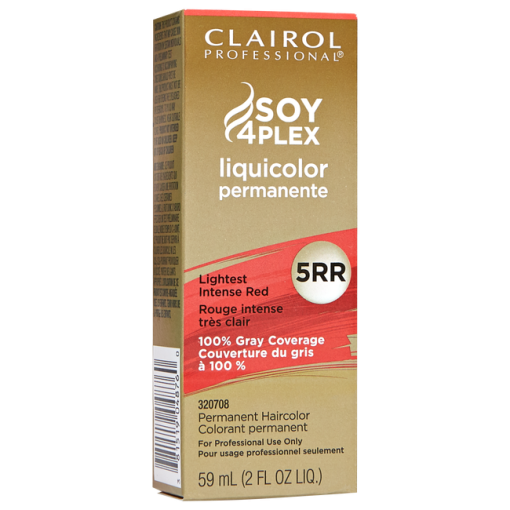 5RR Lightest Intense Red - Clairol Soy 4Plex Liquicolor Permanente 2 Oz