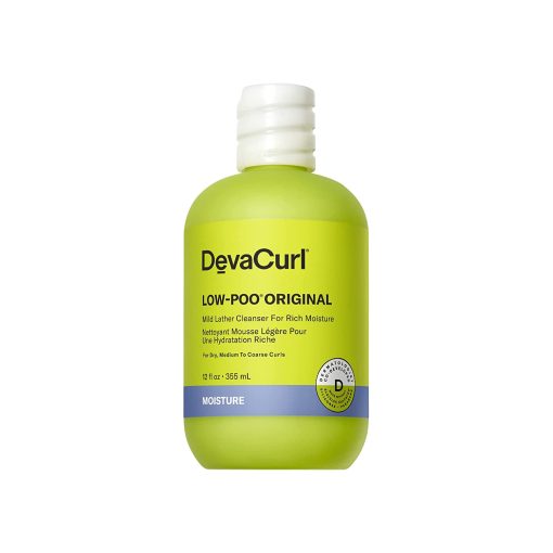 Devacurl Low-Poo Original Mild Lather Shampoo, 12 Oz