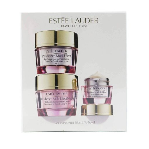 Resilience Multi-Effect Set by Estee Lauder for Unisex - 3 Pc 1.7oz Tri-Peptide Face and Neck Cream SPF 15, 1.7oz Tri-Peptide Face and Neck Cream, 0.5 oz Tri-Peptide Eye Cream