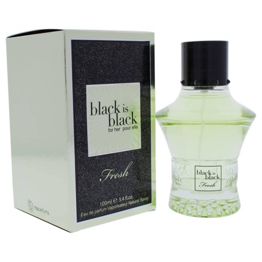 Black is Black Fresh by Nuparfums for Women - 3.4 oz EDP Spray