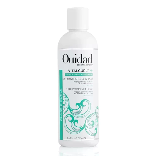 VitalCurl Plus Clear and Gentle Shampoo by Ouidad for Unisex - 8.5 oz Shampoo