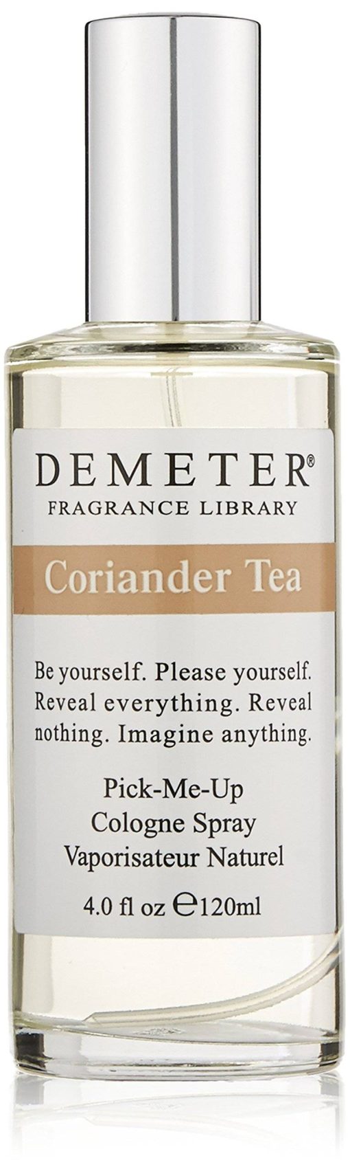 Coriander Tea by Demeter for Unisex - 4 oz Cologne Spray