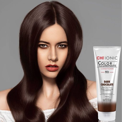 Ionic Color Illuminate Conditioner - Dark Chocolate by CHI for Unisex - 8.5 oz Conditioner