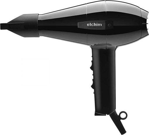 Elchim 2001 High Pressure Top Quality Professional Hair Dryer 2000 Watts - Black