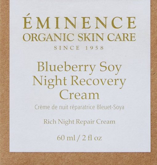 Blueberry Soy Night Recovery Cream by Eminence for Unisex - 2 oz Cream