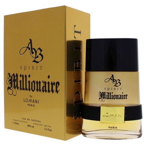 AB Spirit Millionaire by Lomani for Men - 6.6 oz EDT Spray