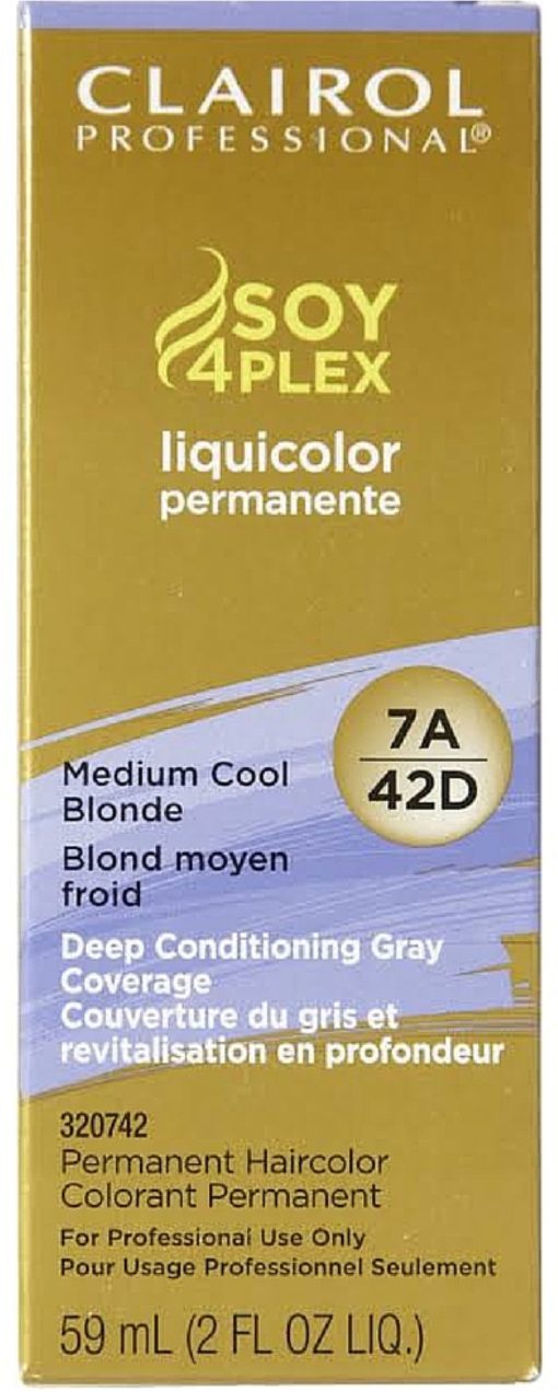 42D Moongold - Clairol Soy 4Plex Liquicolor Permanente 2 Oz