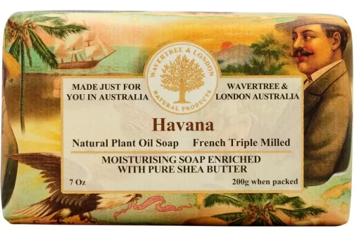 Wavertree and London Australian Natural Luxury Soap Bar 7 Ounces Havana