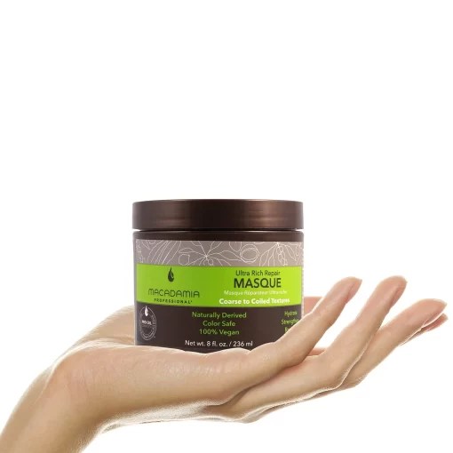 Ultra Rich Repair Masque by Macadamia Oil for Unisex - 8 oz Masque