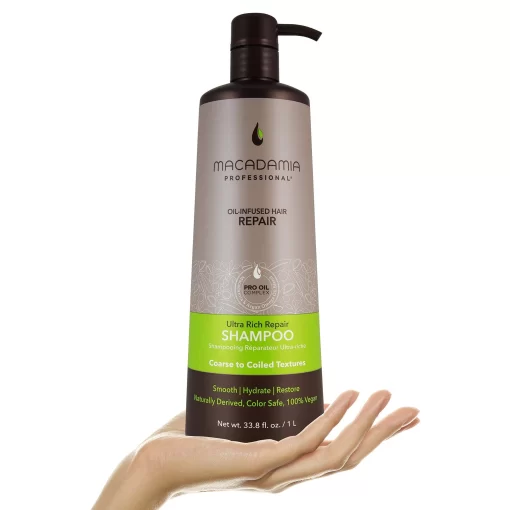 Ultra Rich Repair Shampoo by Macadamia Oil for Unisex - 33.8 oz Shampoo