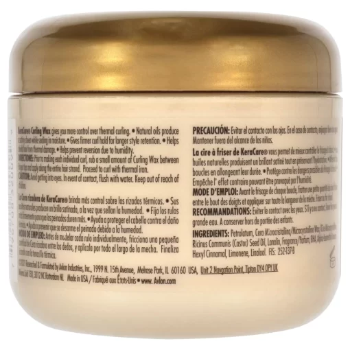 KeraCare Curling Wax by Avlon for Unisex - 4 oz Wax