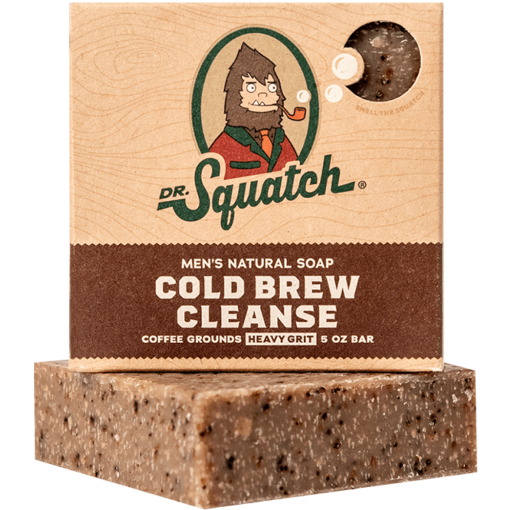 Dr. Squatch Men's Natural Soap Cold Brew Cleanse 5 oz | Heavy Grit