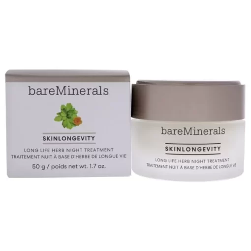 Skinlongevity Long Life Herb Night Treatment by bareMinerals for Unisex - 1.7 oz Treatment