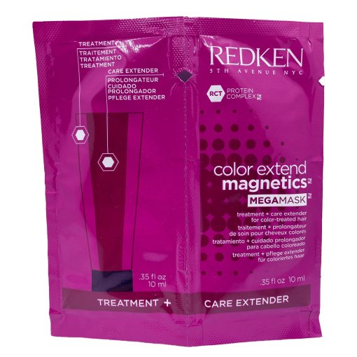 Redken Color Extend Magnetics Mega Mask Treatment + Care Extender Packets 0.35 Oz