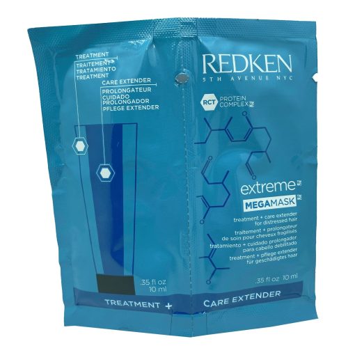 Redken Extreme Mega Mask Treatment + Care Extender Packets 0.35 Oz