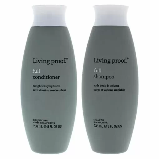 Full Shampoo and Conditioner Kit by Living Proof for Unisex - 2 Pc Kit 8oz Shampoo, 8oz Conditioner