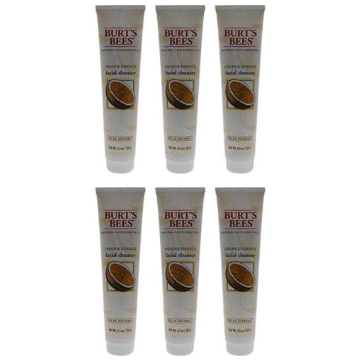 Orange Essence Facial Cleanser by Burts Bees for Women - 4.3 oz Cleanser - Pack of 6