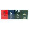 Polo Variety by Ralph Lauren for Men - 4 Pc Mini Gift Set 0.5oz Polo Red EDT Splash, 0.5oz Polo Blue EDT Splash, 0.5oz Polo Black EDT Splash, 0.5oz Polo EDT Splash