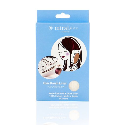 Mirai Clinical Hair Brush Liner | 30 Sheets | 100% Cotton