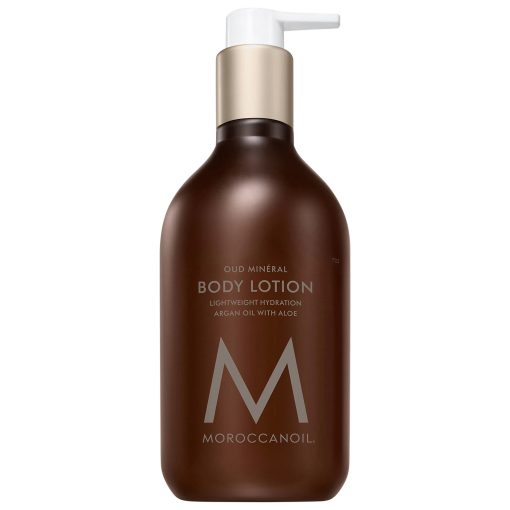 Moroccanoil Oud Mineral Body Lotion 12.2 oz | Lightweight Hydration | Argan Oil With Aloe