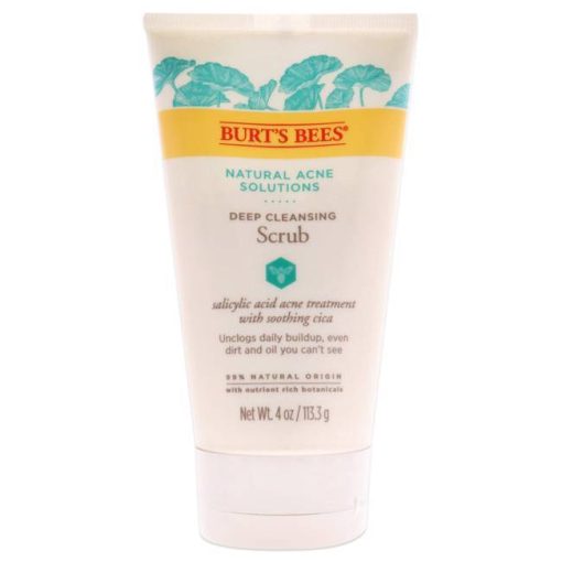 Natural Acne Solutions Pore Refining Scrub by Burts Bees for Unisex - 4 oz Scrub