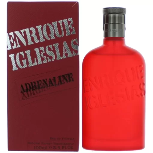 Adrenaline By Enrique Iglesias, 3.4 Oz Eau De Toilette Spray For Men