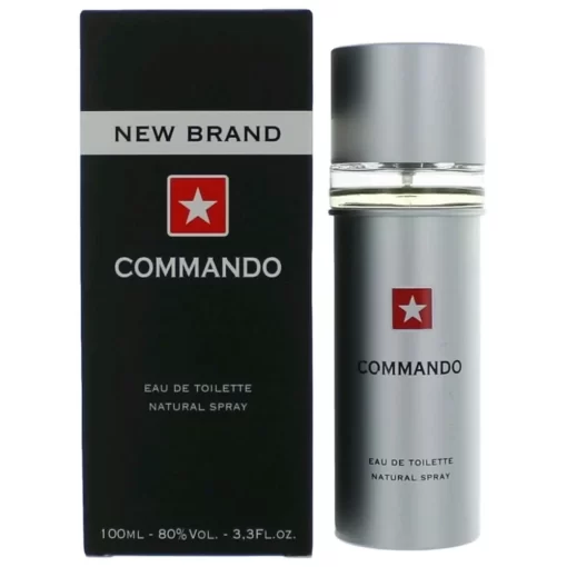 Commando By New Brand, 3.3 Oz Eau De Toilette Spray For Men