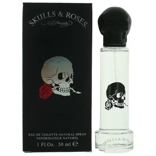 Ed Hardy Skulls & Roses By Ed Hardy, 1 Oz Eau De Toilette Spray For Men