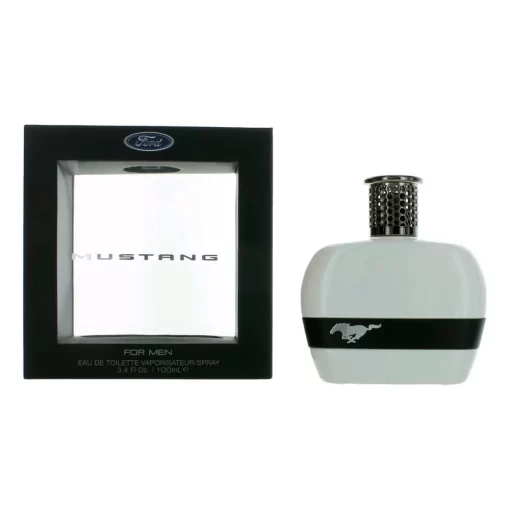 Mustang White By Mustang, 3.4 Oz Eau De Toilette Spray For Men