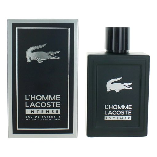 L-Homme Lacoste Intense By Lacoste, 3.3 Oz Eau De Toilette Spray For Men