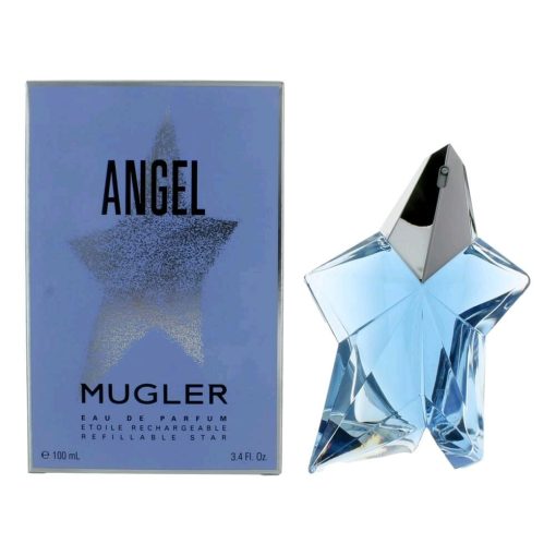 Angel By Thierry Mugler, 3.4 Oz Eau De Parfum Spray Refillable Star For Women