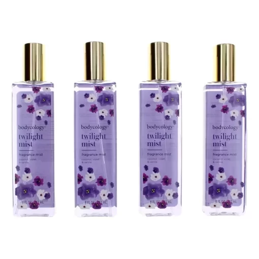 Twilight Mist By Bodycology, 4 Pack 8 Oz Fragrance Mist For Women