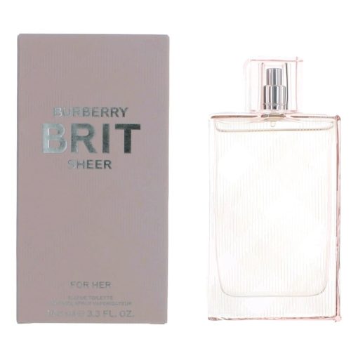 Brit Sheer By Burberry, 3.3 Oz Eau De Toilette Spray For Women