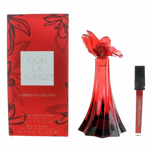 Ooh La Rouge By Christian Siriano, 3.4 Oz Eau De Parfum Spray For Women With Lip Gloss