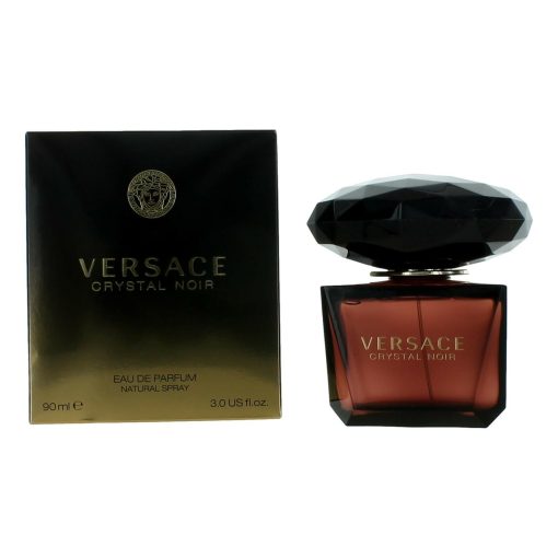 Versace Crystal Noir By Versace, 3 Oz Eau De Parfum Spray For Women