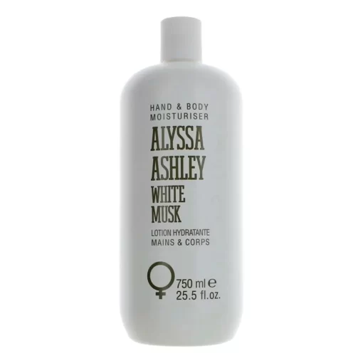 White Musk By Alyssa Ashley, 25.5 Oz Hand & Body Moisturizer For Women