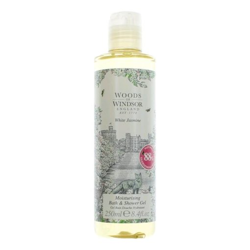 Woods Of Windsor White Jasmin By Woods Of Windsor, 8.4 Oz Moisturising Bath And Showe Gel For Women